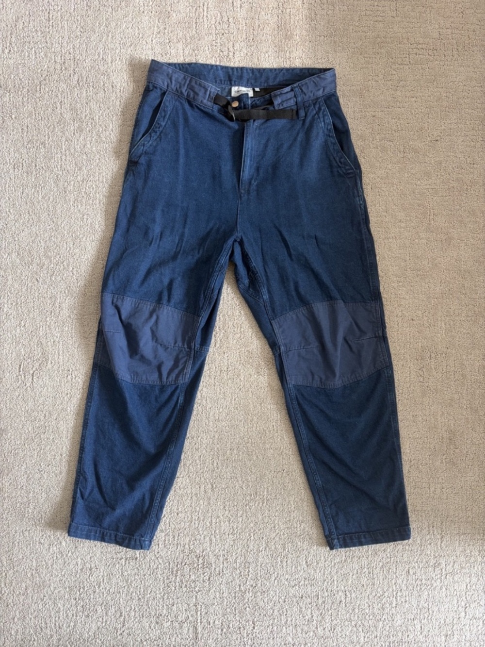 Carhartt WIP Alma Pant Blue (Size Medium) Pre-Owned